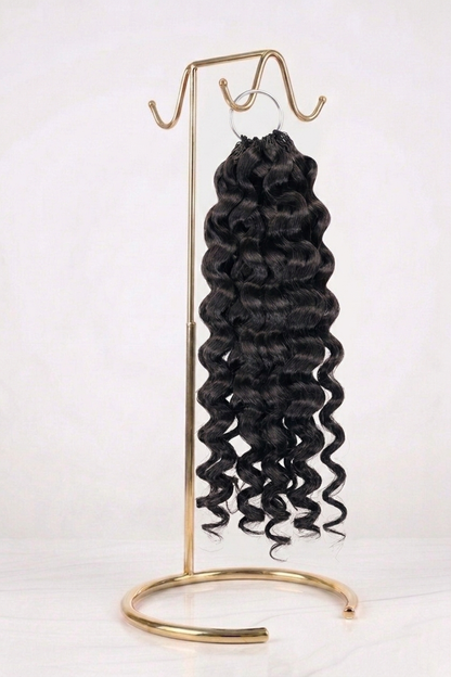 Crochet Deep Wave Curly Human Hair