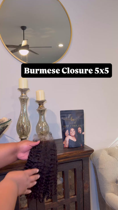 Burmese Curly HD Lace Closure